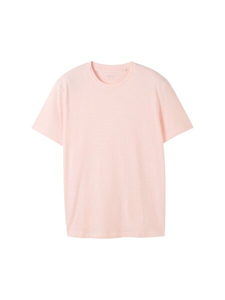 rounded hem ministripe t-shirt