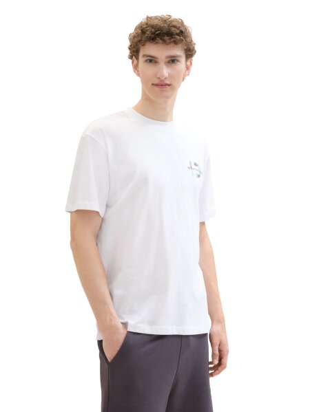 relaxed photoprinted t-shirt