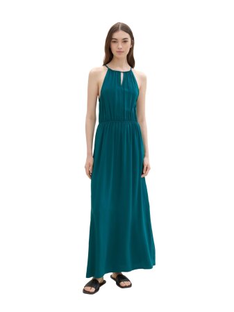 halterneck maxi dress