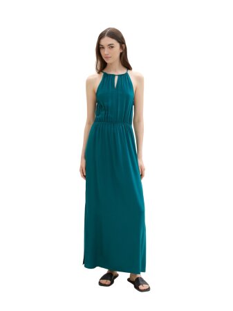 halterneck maxi dress