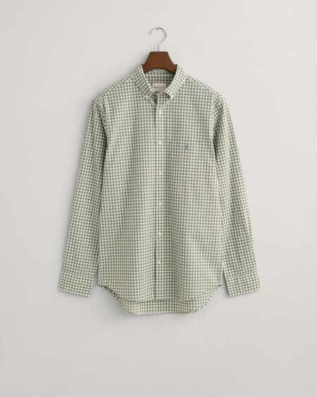 REG CLASSIC POPLIN GINGHAM SHIRT