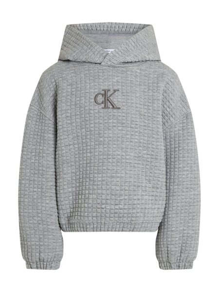 JACQUARD QUILTED HOODIE