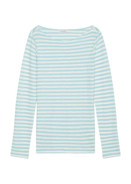 T-shirt, long sleeve, boat neck, st