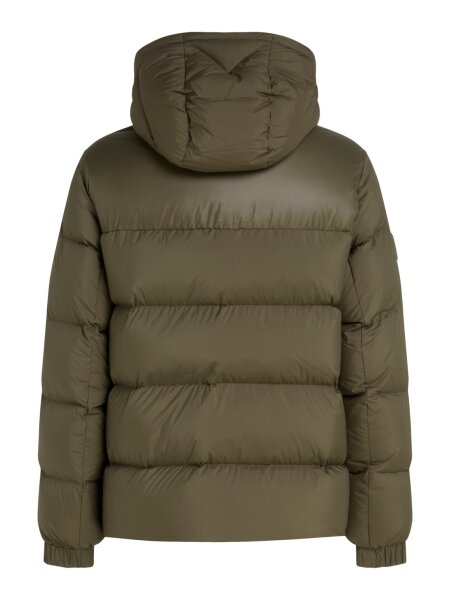 MIX DOWN HOODED PUFFER JACKET