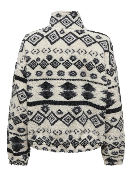 ONLJANNE AZTEC TEDDY L/S HALFZIP CC