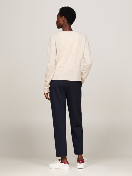 SOFT WOOL V-NK LS SWEATER