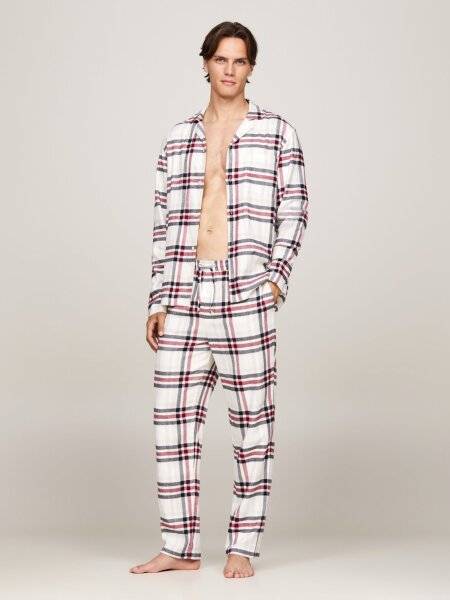 LS FLANNEL PJ SHIRT SET