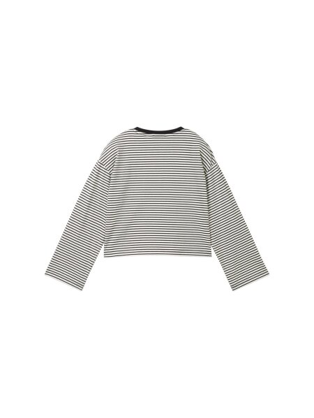 cropped striped longsleeve