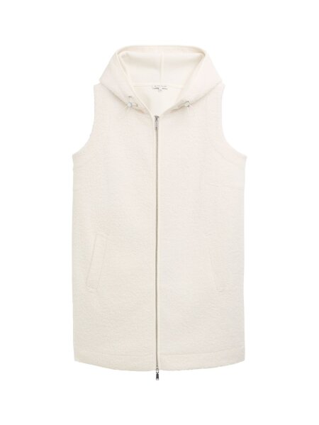 Sweatshirt long teddy vest