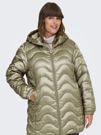 CARVEGA WAVE QUILTED COAT OTW