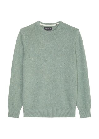 Crew Neck, tweed, recycled fibres,