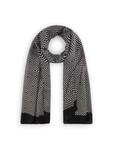 PRINTED SCARF RECYCLED POLYESTER GR