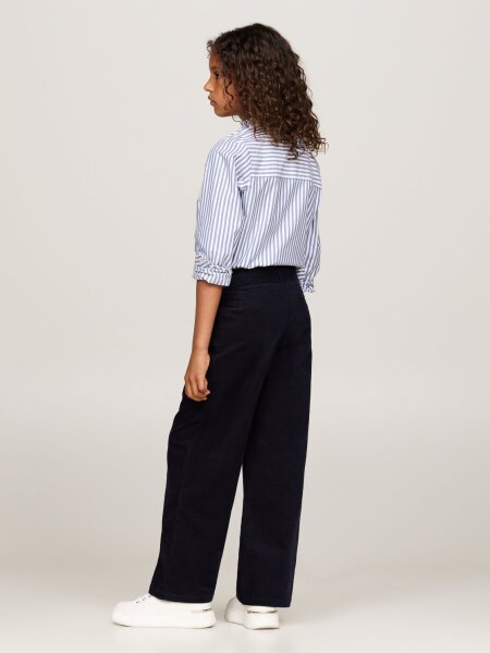 FINE CORDUROY WIDE LEG PANT