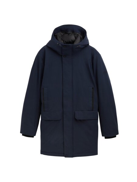 tech hooded parka