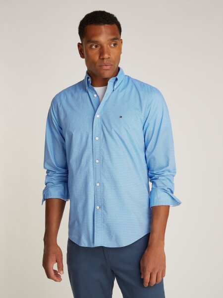 FLEX POPLIN FAKE SOLID RF SHIRT