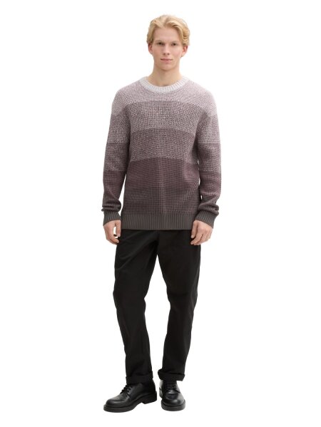 structured gradient knit