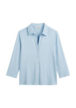 Jersey blouse, 3 4 sleeve, classic