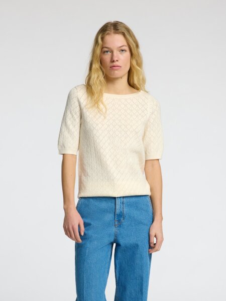 SLFHELEN 2/4 KNIT O-NECK