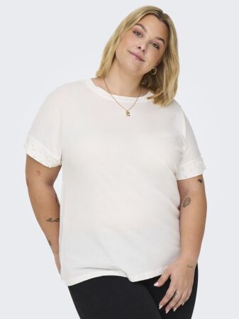 CAROLIVIA S/S LOOSE O-NECK TOP JRS