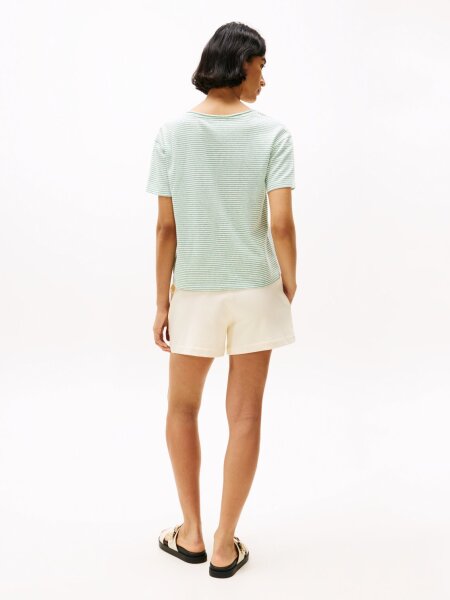 MODERN CO LINEN V-NK SS