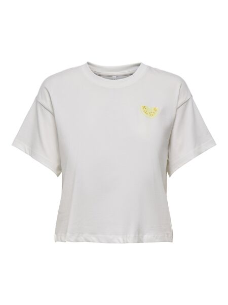ONLANNBEL LIFE S/S BOXY CROP TEE JR