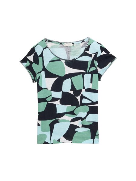T-shirt slub crew neck