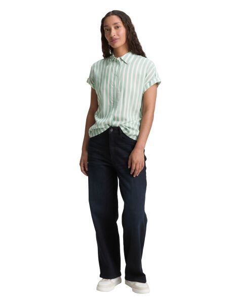 striped blouse shortsleeves