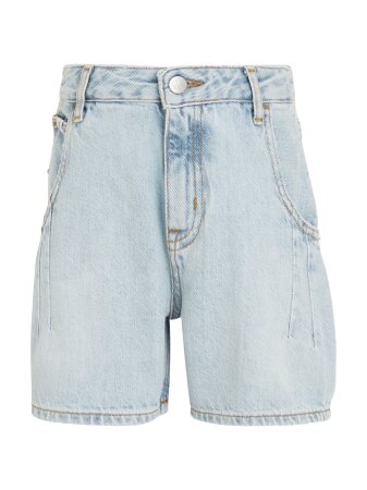 BARREL POWDER BLUE DENIM SHORTS