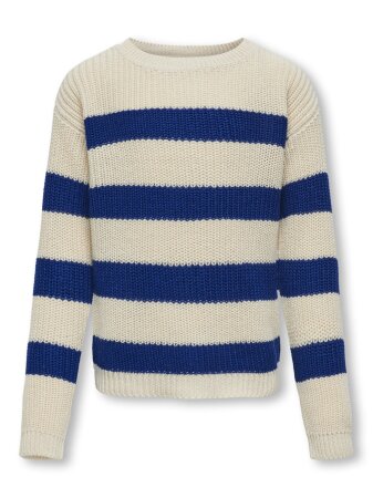 KOGSIF LS STRIPED PULLOVER KNT