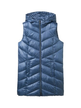 long hooded vest