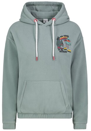 DOB Fleece Hoodie, Kapuze, Aufgeset