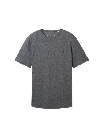 open edge melange t-shirt