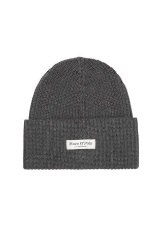 Beanie, knitted, fold-up, structure