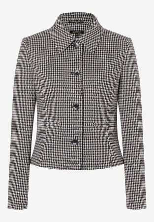 Houndstooth Jersey Jacket