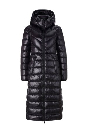 Extra long puffer coat