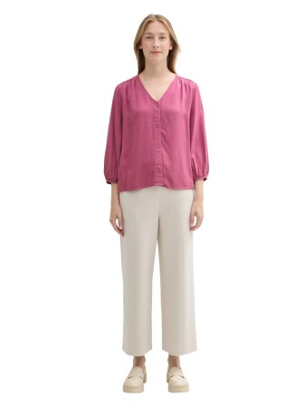 feminine melange blouse