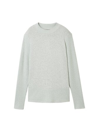 T-shirt cosy rib mix