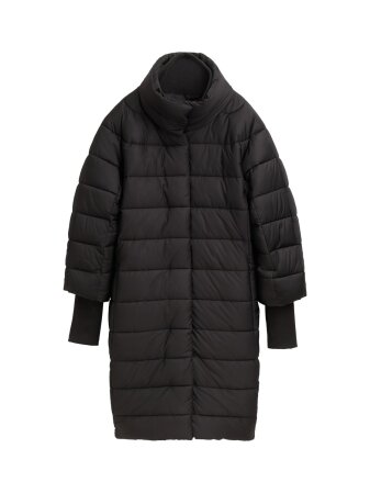 stand-up collar puffer coat