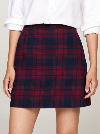 TJW CHECK MINI SKIRT