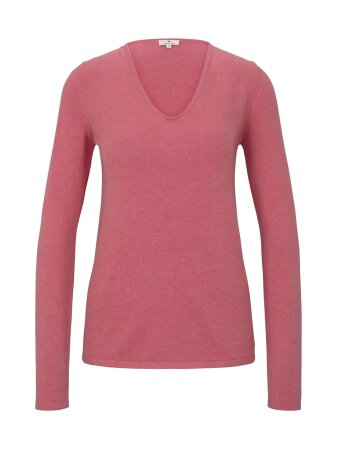 sweater basic v-neck