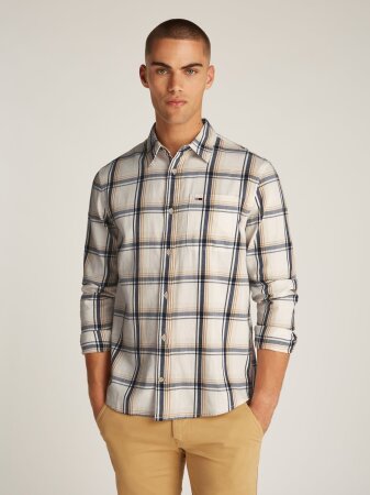 TJM REG CHECK FLANNEL SHIRT EXT