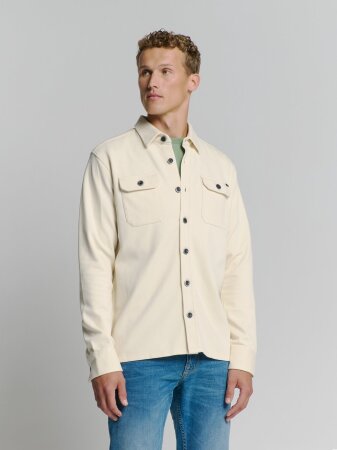 Overshirt Button Closure Sweat