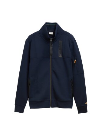 detailed stand-up jacket